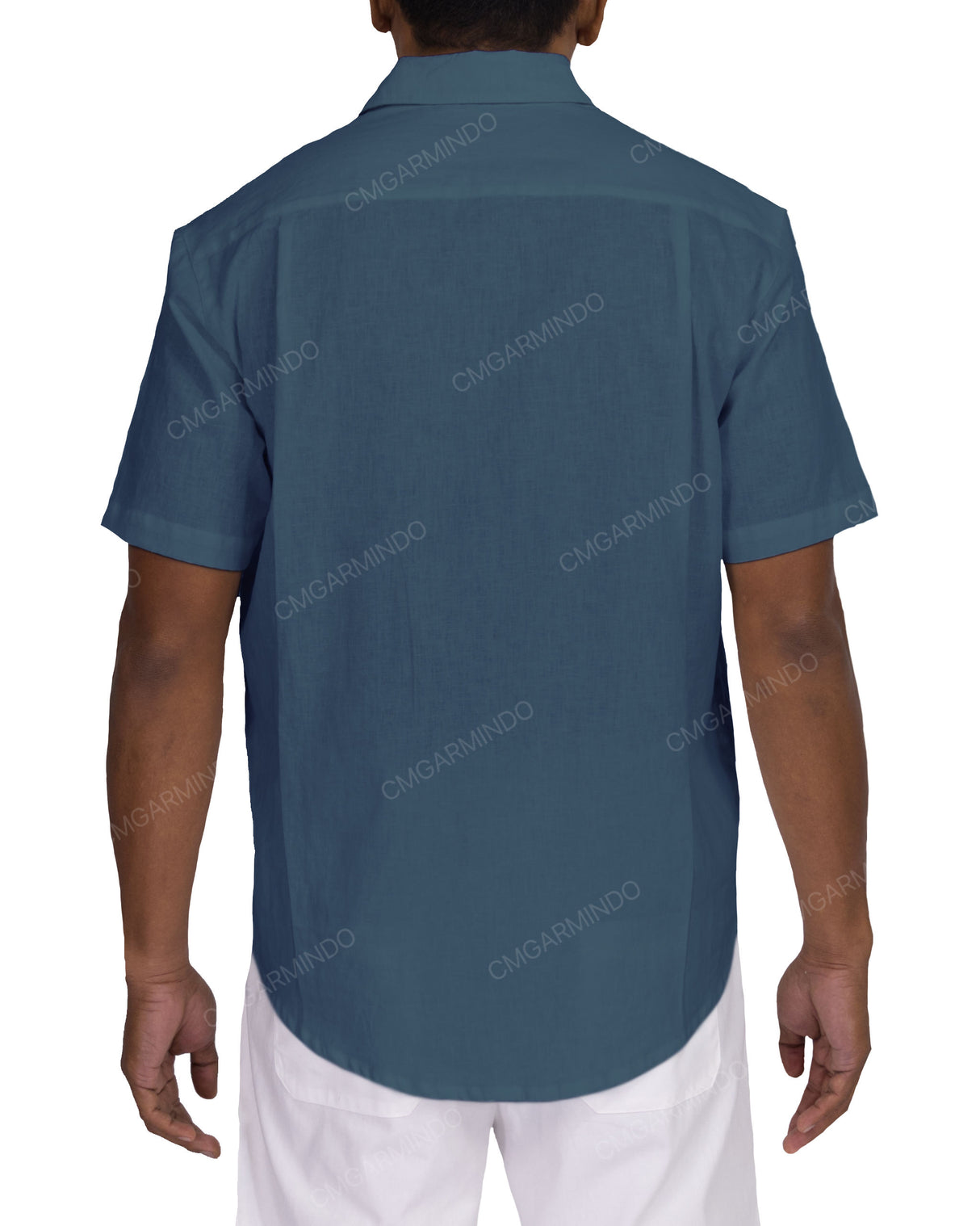 Relaxed Short Sleeve Button Up Shirt