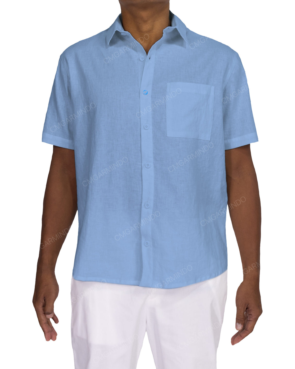 Relaxed Short Sleeve Button Up Shirt