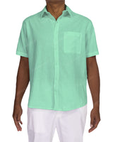 Relaxed Short Sleeve Button Up Shirt