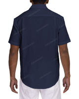 Relaxed Short Sleeve Button Up Shirt
