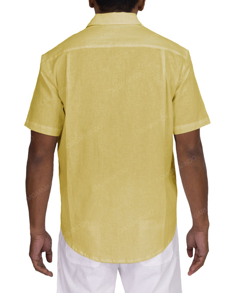 Relaxed Short Sleeve Button Up Shirt