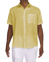 Relaxed Short Sleeve Button Up Shirt