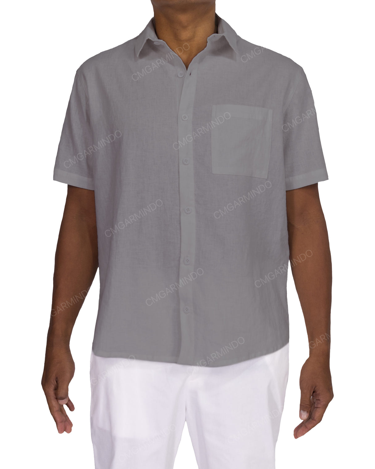 Relaxed Short Sleeve Button Up Shirt