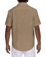 Relaxed Short Sleeve Button Up Shirt