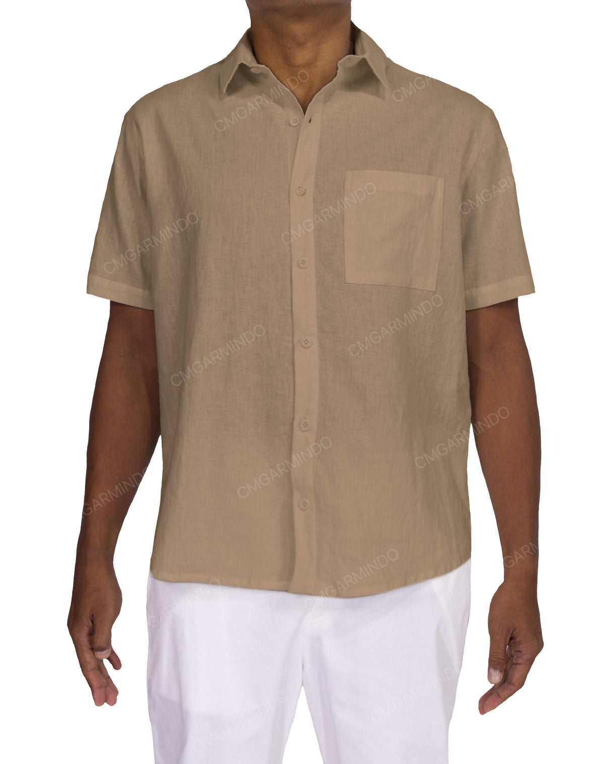 Relaxed Short Sleeve Button Up Shirt