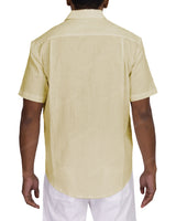 Relaxed Short Sleeve Button Up Shirt