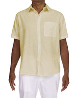 Relaxed Short Sleeve Button Up Shirt