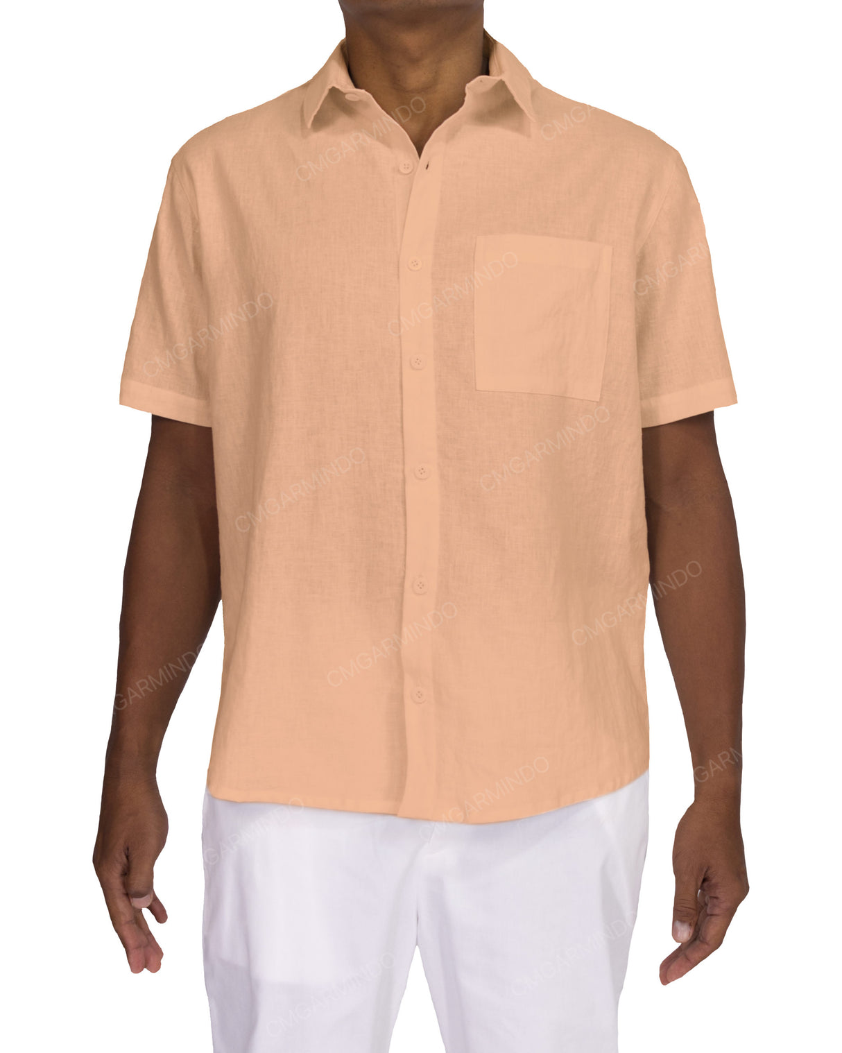 Relaxed Short Sleeve Button Up Shirt