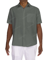 Relaxed Short Sleeve Button Up Shirt