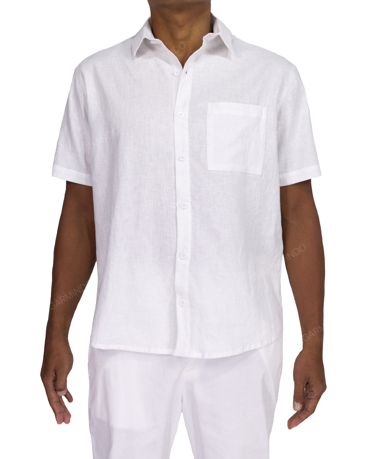 Relaxed Short Sleeve Button Up Shirt