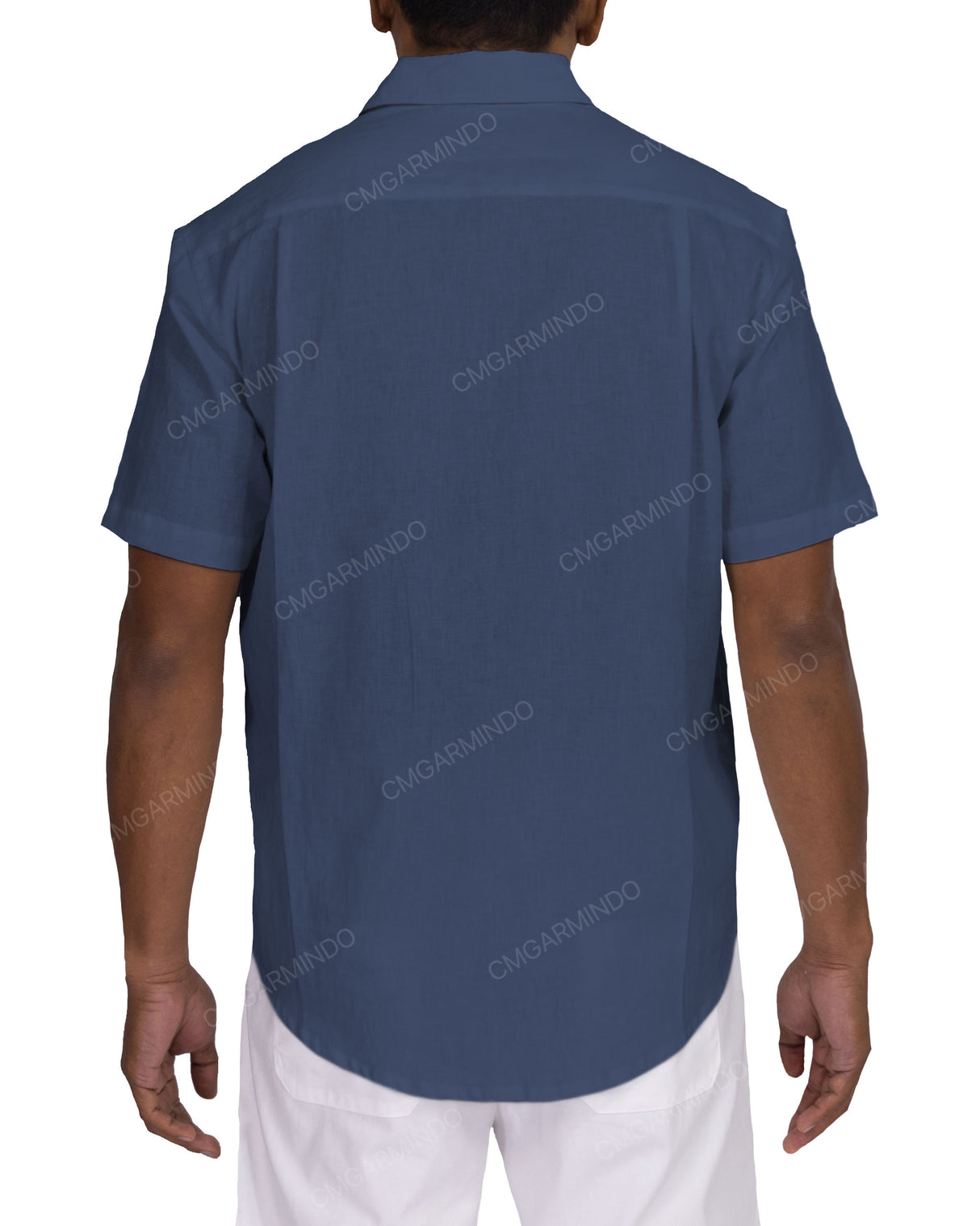 Relaxed Short Sleeve Button Up Shirt