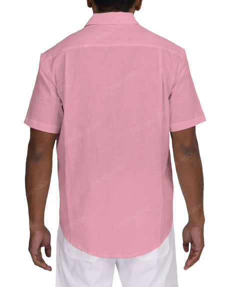 Relaxed Short Sleeve Button Up Shirt