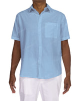 Relaxed Short Sleeve Button Up Shirt
