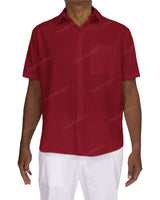 Relaxed Short Sleeve Button Up Shirt