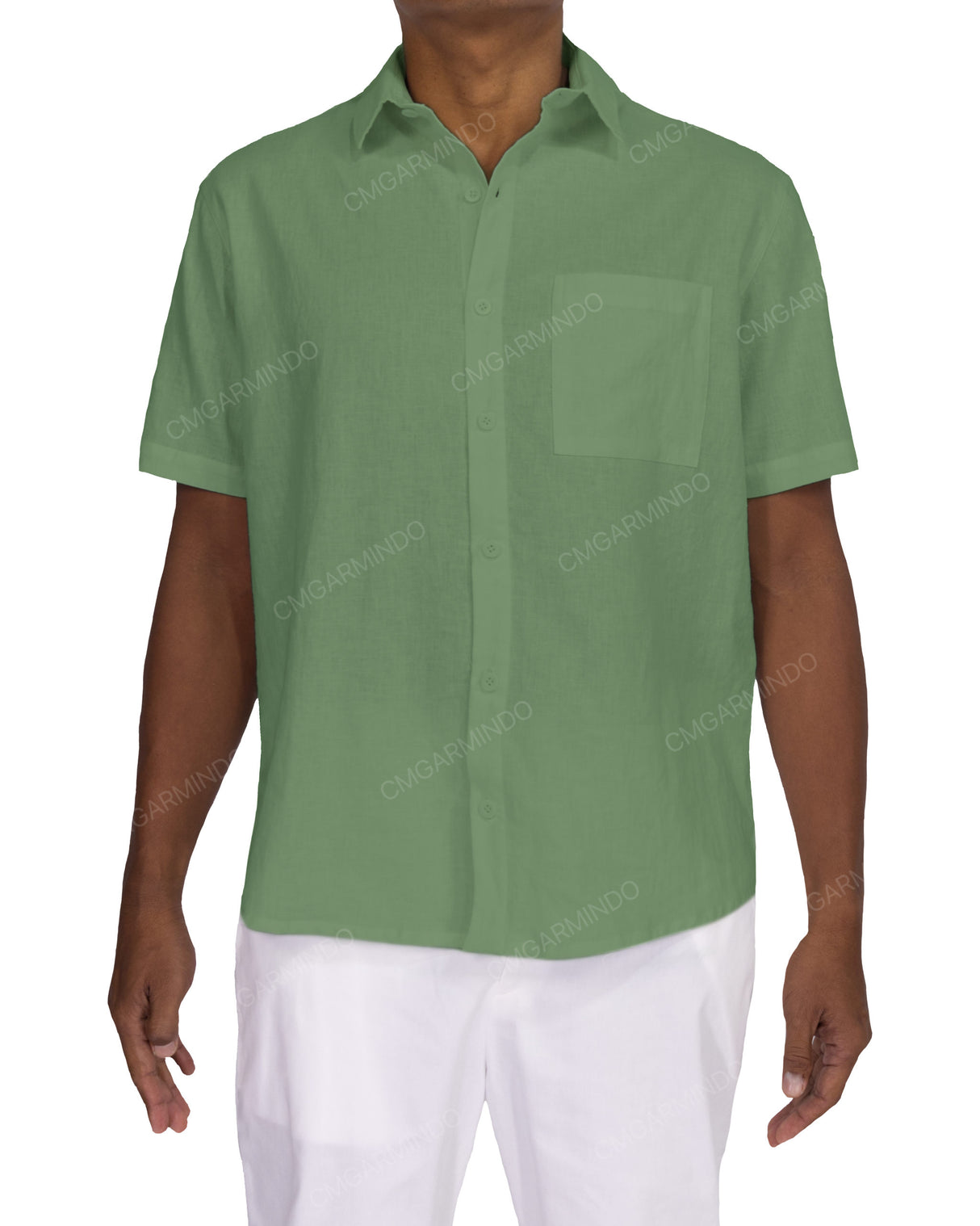 Relaxed Short Sleeve Button Up Shirt