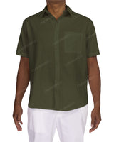 Relaxed Short Sleeve Button Up Shirt