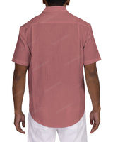Relaxed Short Sleeve Button Up Shirt