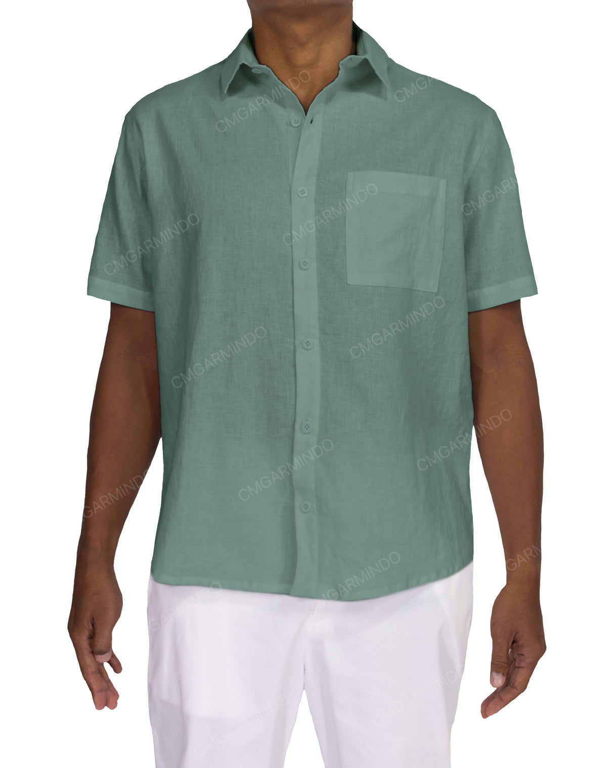 Relaxed Short Sleeve Button Up Shirt