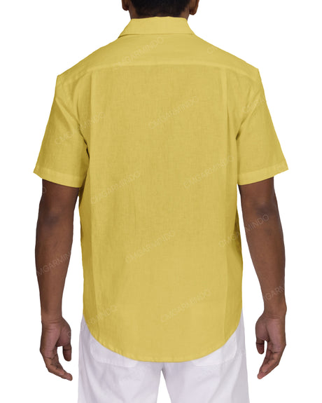 Relaxed Short Sleeve Button Up Shirt