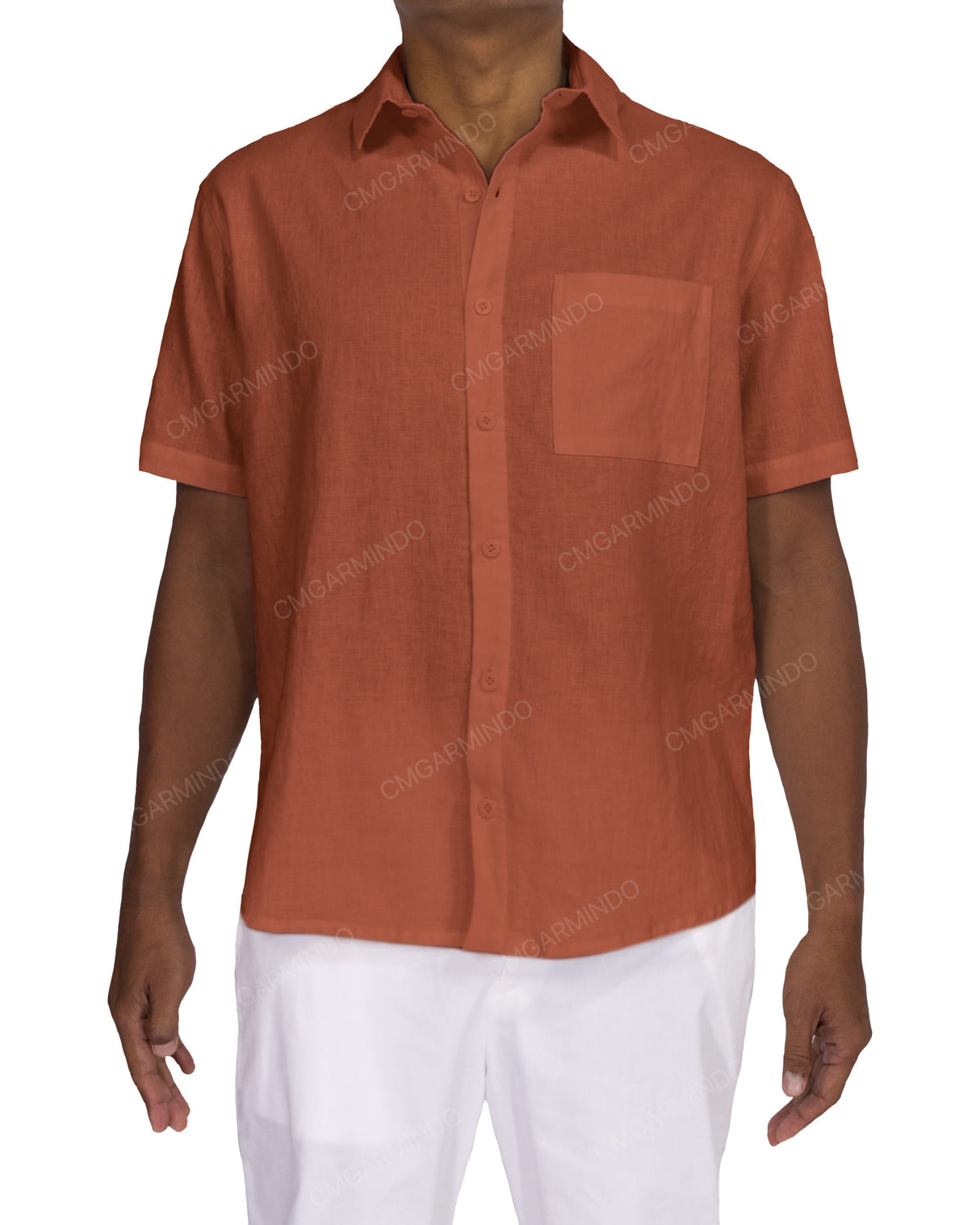 Relaxed Short Sleeve Button Up Shirt