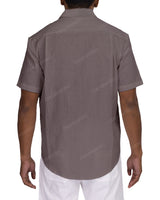 Relaxed Short Sleeve Button Up Shirt