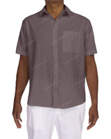 Relaxed Short Sleeve Button Up Shirt
