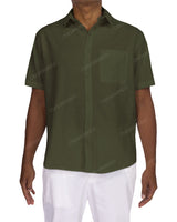 Relaxed Short Sleeve Button Up Shirt