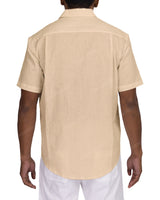 Relaxed Short Sleeve Button Up Shirt