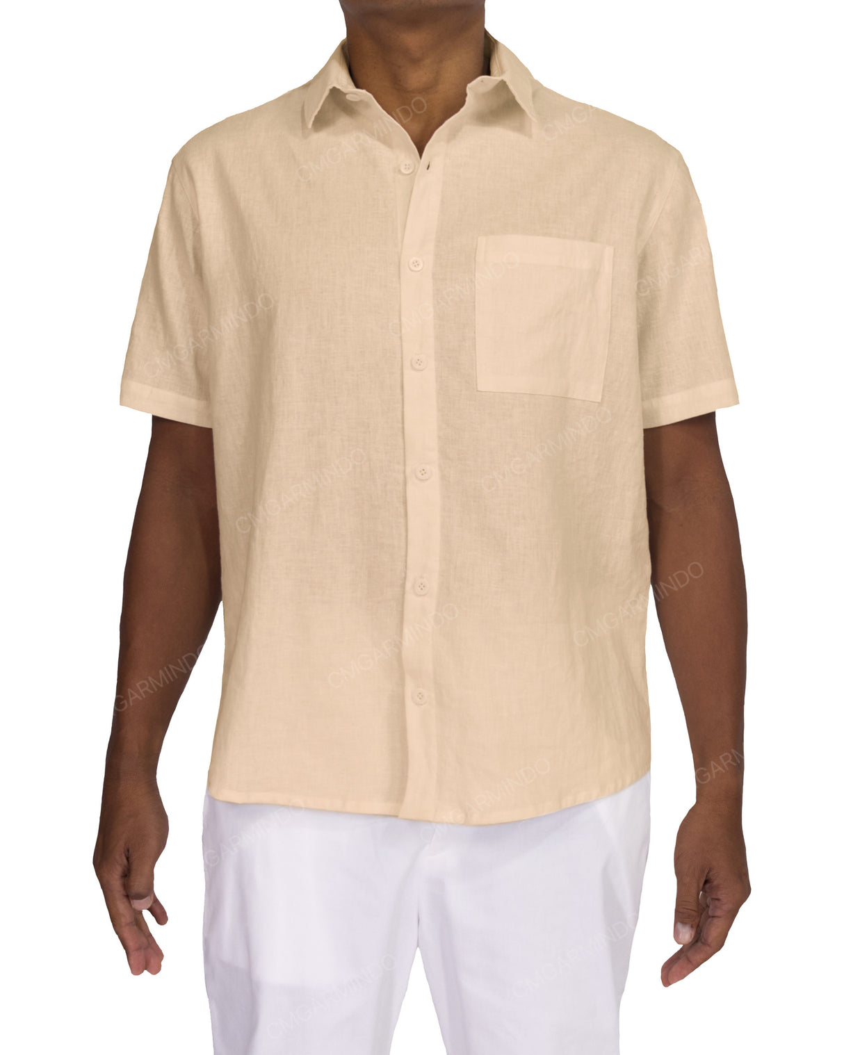 Relaxed Short Sleeve Button Up Shirt