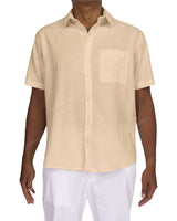 Relaxed Short Sleeve Button Up Shirt