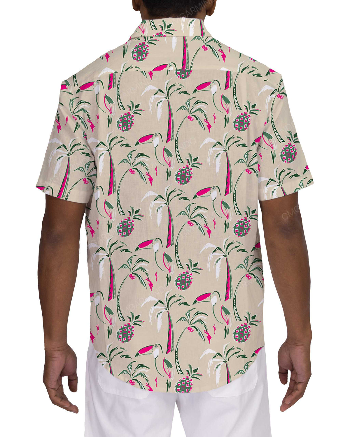 Relaxed Short Sleeve Button Up Shirt