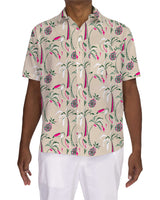 Relaxed Short Sleeve Button Up Shirt