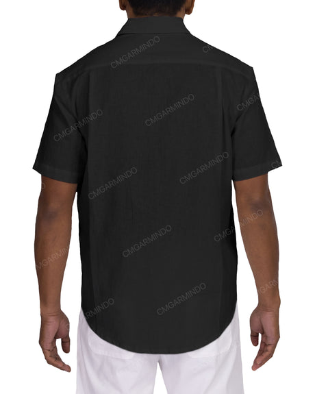 Relaxed Short Sleeve Button Up Shirt