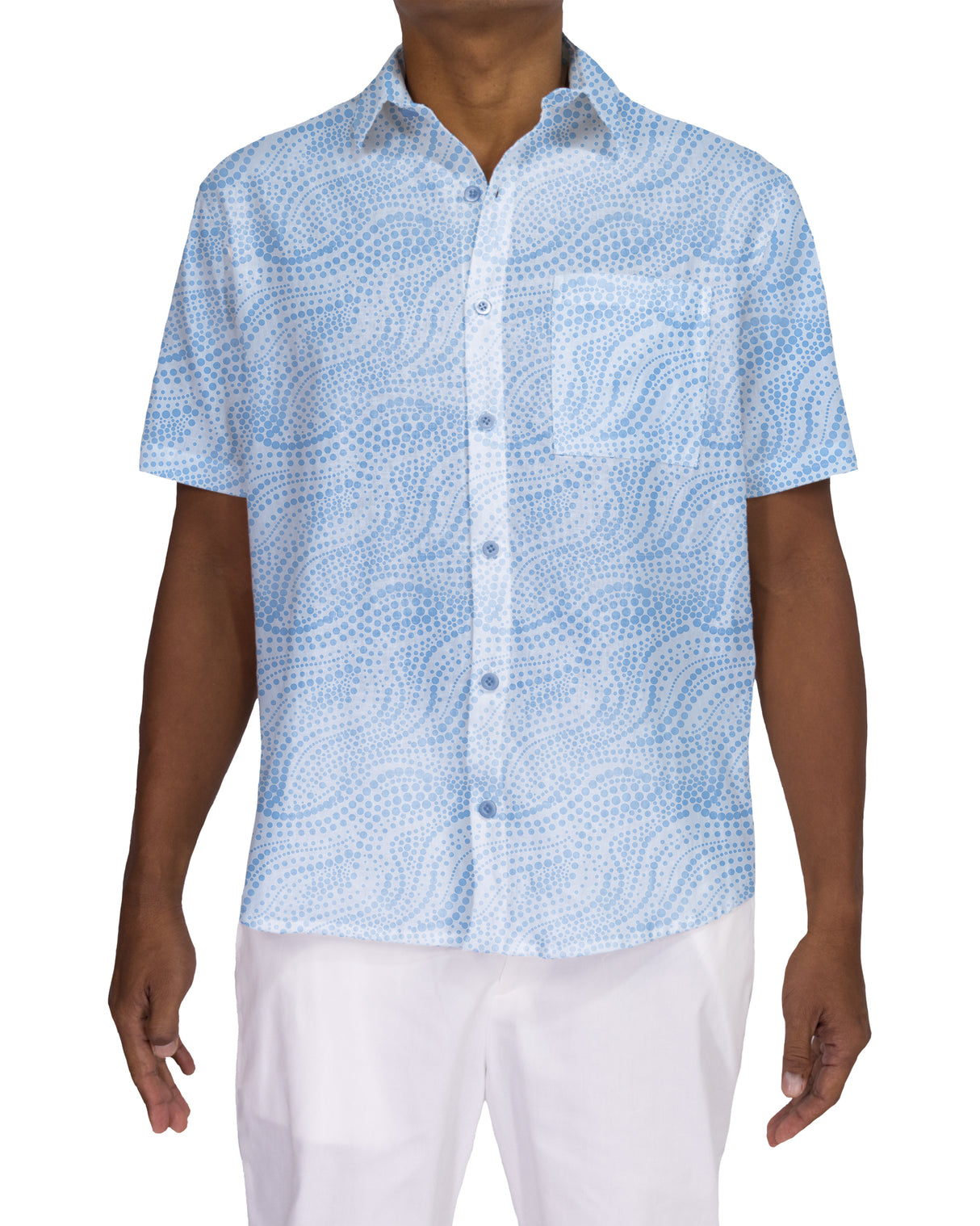 Relaxed Short Sleeve Button Up Shirt