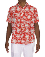Relaxed Short Sleeve Button Up Shirt