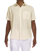 Relaxed Short Sleeve Button Up Shirt