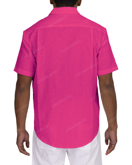 Relaxed Short Sleeve Button Up Shirt
