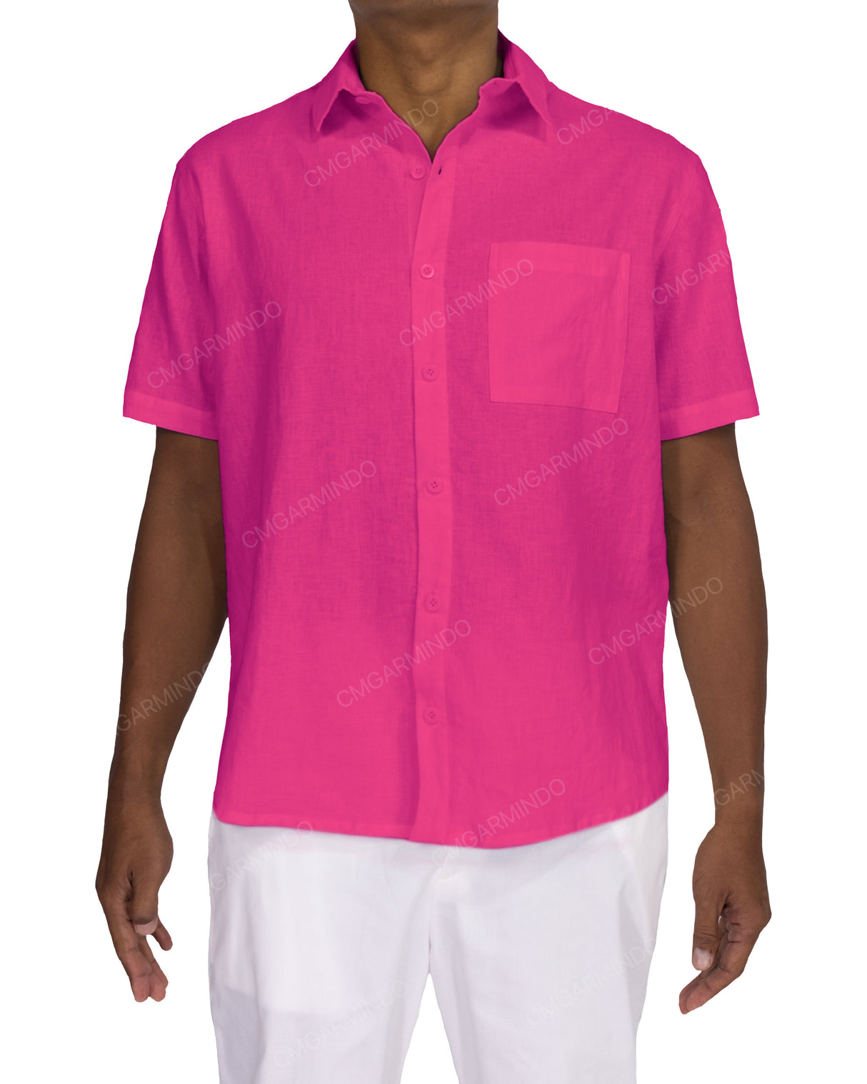 Relaxed Short Sleeve Button Up Shirt