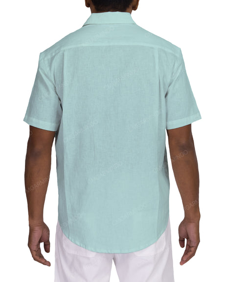 Relaxed Short Sleeve Button Up Shirt