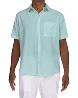Relaxed Short Sleeve Button Up Shirt