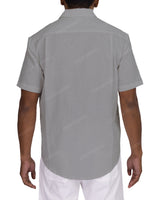 Relaxed Short Sleeve Button Up Shirt