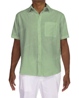 Relaxed Short Sleeve Button Up Shirt
