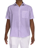 Relaxed Short Sleeve Button Up Shirt