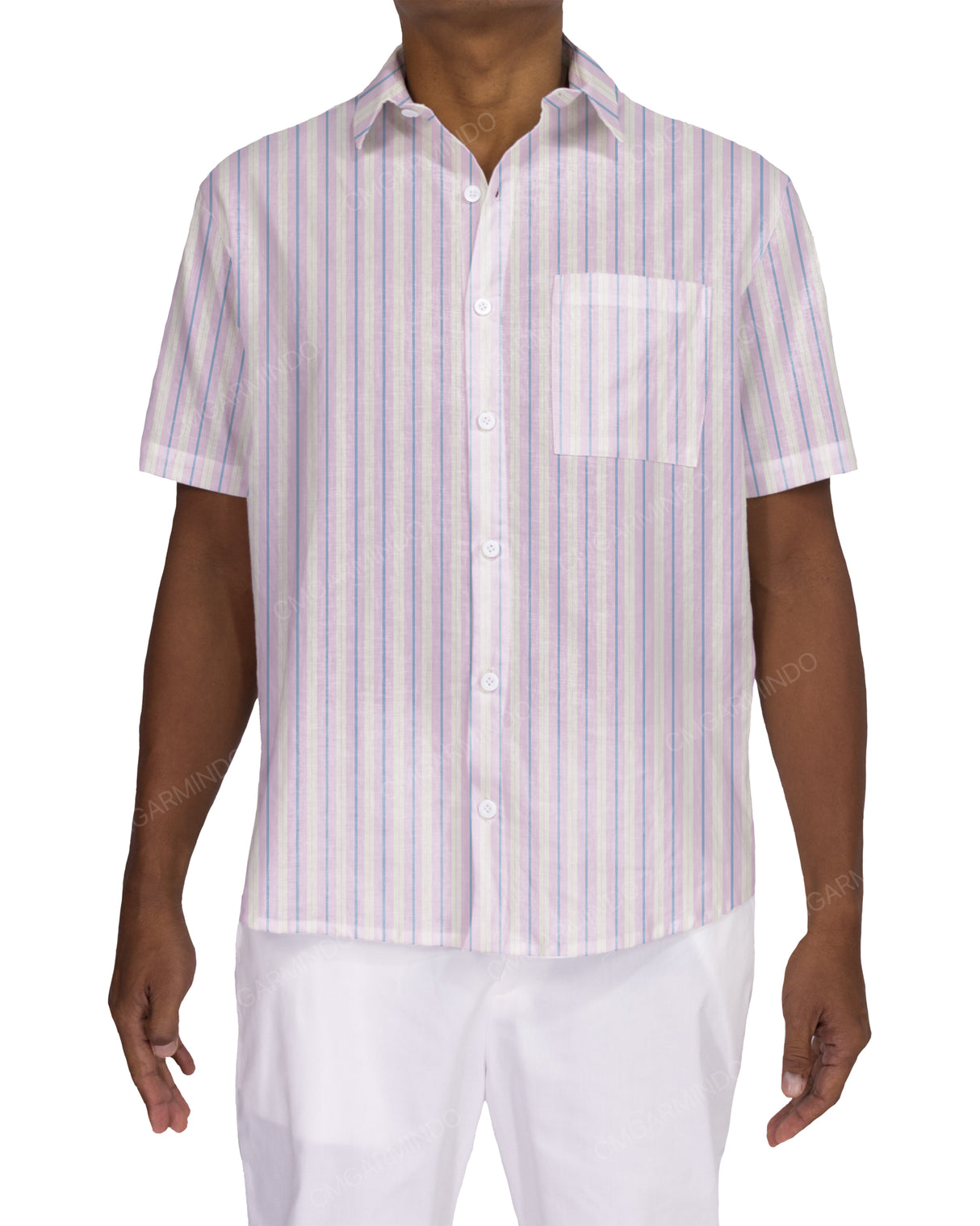 Relaxed Short Sleeve Button Up Shirt