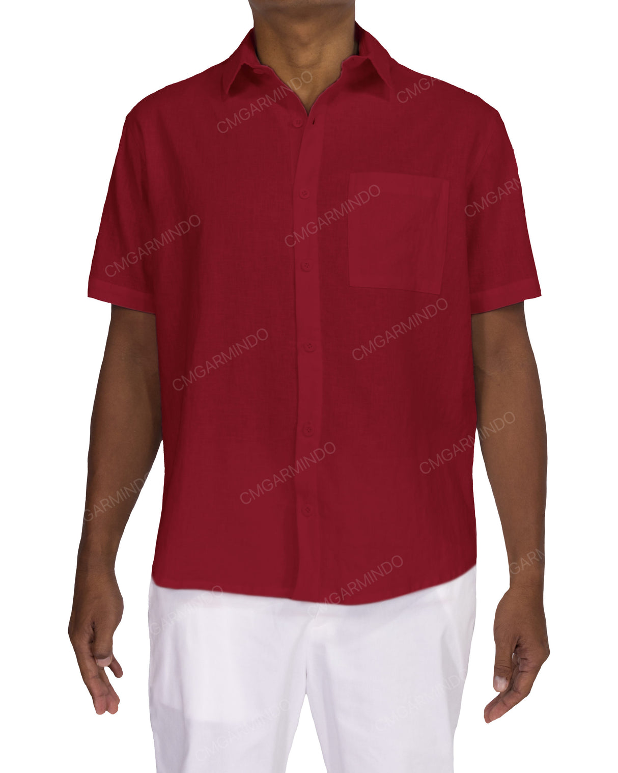 Relaxed Short Sleeve Button Up Shirt