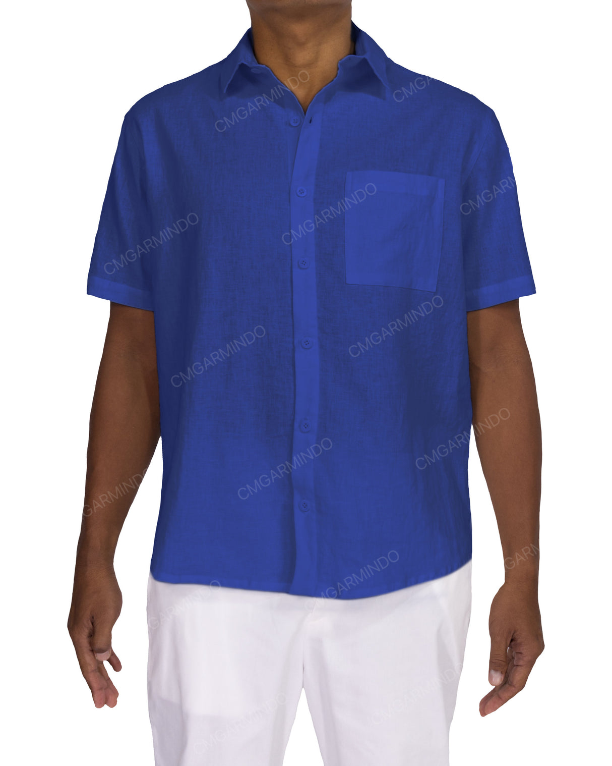 Relaxed Short Sleeve Button Up Shirt