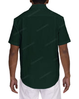 Relaxed Short Sleeve Button Up Shirt