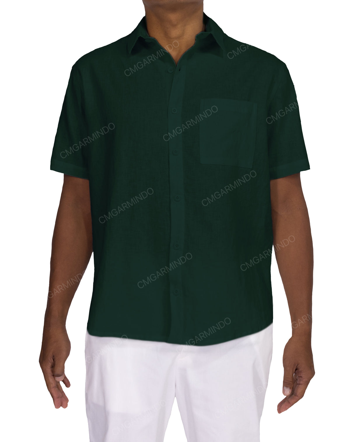 Relaxed Short Sleeve Button Up Shirt