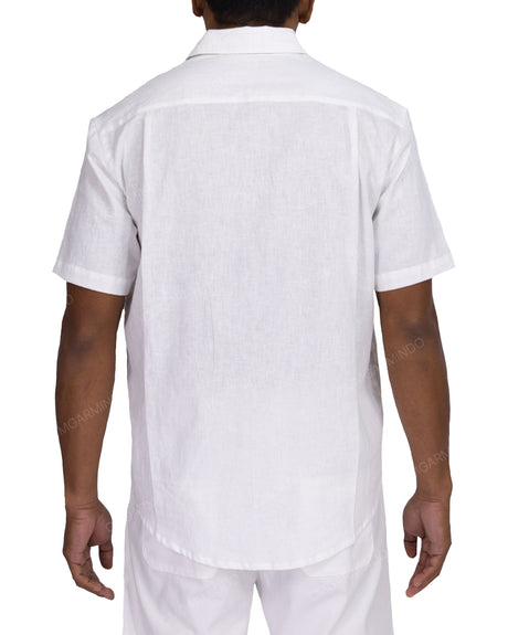Relaxed Short Sleeve Button Up Shirt