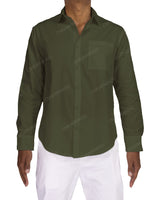 Fitted Long Sleeve Button Up Shirt